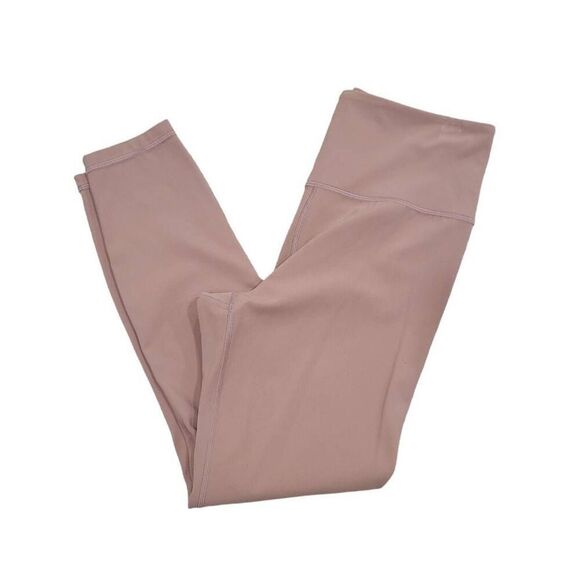 Athleta Compression Leggings Women Medium Pink Skinny Ultra High Rise Athleisure - Picture 1 of 6